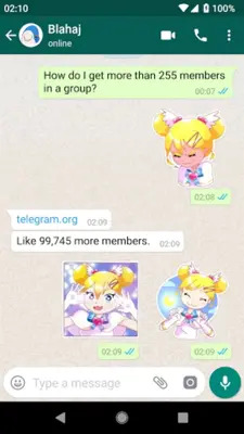 WASticker Telegram android App screenshot 0