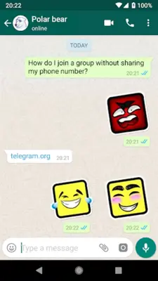 WASticker Telegram android App screenshot 1