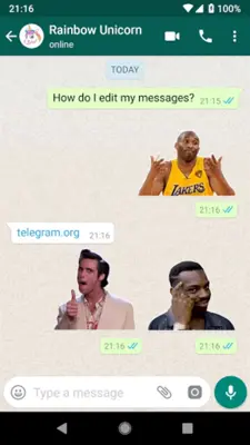 WASticker Telegram android App screenshot 2